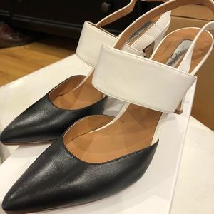 Halogen Harissa-Lea Black & White Heels